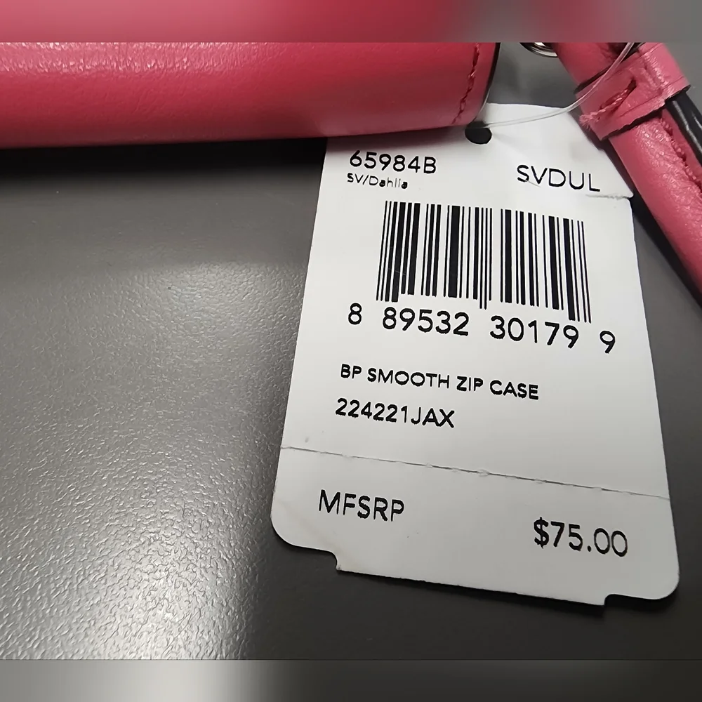 NWT Coach Pink Wristlet Wallet